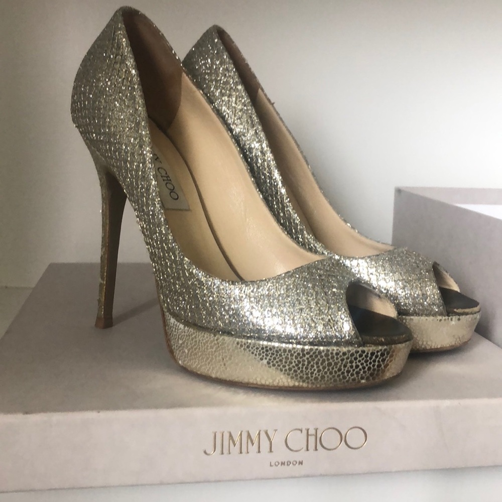 Jimmy Choo Peep toe heels